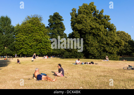 Hitzewelle 2013 - Hyde Park - London Stockfoto