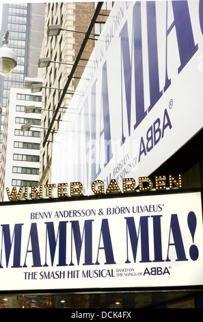 Mamma Mia im Winter Garden theater Stockfoto