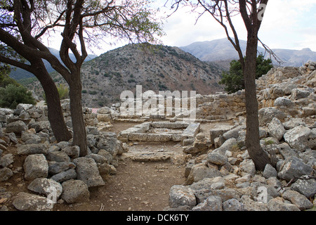 Lato, antike Stadt auf der Insel Kreta Stockfoto