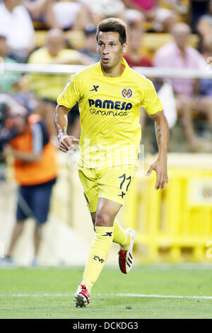 Hernan Perez (Villarreal), 8. August 2013 - Fußball / Fußball: Vorsaison Freundschaftsspiel zwischen Villarreal und Fiorentina im Estadio El Madrigal in Villarreal, Spanien. (Foto: AFLO) Stockfoto