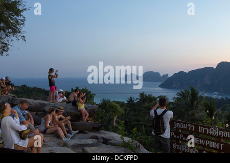 Sicht - Ko Phi Phi Don Island - Thailand Stockfoto