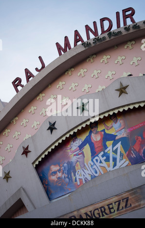 Raj Mandir Bollywood-Kino - Jaipur, Rajasthan, Indien Stockfoto