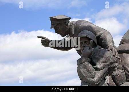 Amerikanischen Denkmal für die Soldaten und Matrosen von der United States Navy, die an der Operation Overlord teilnahmen. Utah Beach Normandie Stockfoto