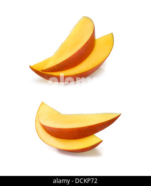 Mango-Scheibe Stockfoto