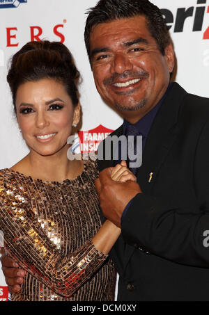 Eva Longoria und George Lopez Host Padres Contra El Krebs jährliche Gala im Tropicana Las Vegas, Nevada - 15.10.11 statt Stockfoto