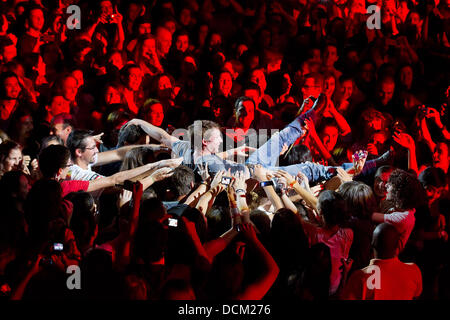 James Blunt live am Coliseu Dos Recreios durchführen. Lissabon, Portugal 16,10.11 Stockfoto