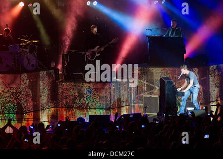 James Blunt live am Coliseu Dos Recreios durchführen. Lissabon, Portugal 16,10.11 Stockfoto