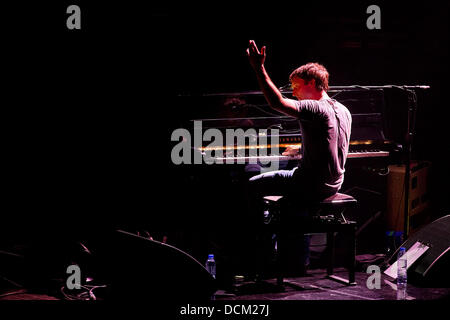 James Blunt live am Coliseu Dos Recreios durchführen. Lissabon, Portugal 16,10.11 Stockfoto