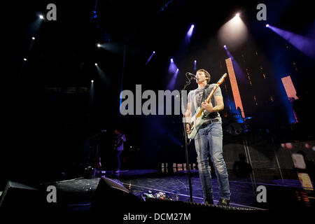 James Blunt live am Coliseu Dos Recreios durchführen. Lissabon, Portugal 16,10.11 Stockfoto