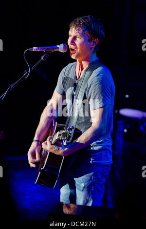 James Blunt live am Coliseu Dos Recreios durchführen. Lissabon, Portugal 16,10.11 Stockfoto