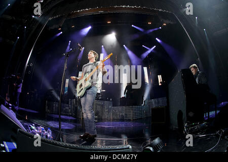 James Blunt live am Coliseu Dos Recreios durchführen. Lissabon, Portugal 16,10.11 Stockfoto