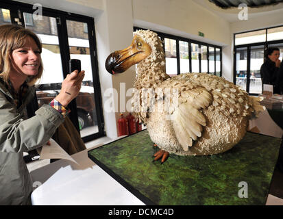 Dodo Bird Kuchen erstellt von Michelle Wibowo experimentelle Essen Gesellschaft spektakulär - Ausstellung fand in der Truman Brewery. London, England - 21.10.11 Stockfoto