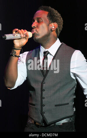 Boyz II Men führen in Konzert im The Lyric Theatre Stuart, Florida - 21.10.11 Stockfoto