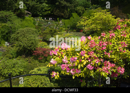 VERSUNKENE GARTEN BUTCHART GARDENS VICTORIA VANCOUVER ISLAND IN BRITISH COLUMBIA KANADA Stockfoto