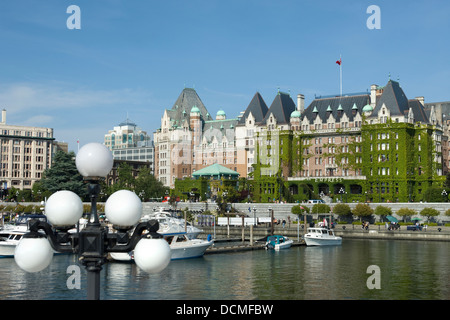 EMPRESS HOTEL INNER HARBOUR VICTORIA VANCOUVER ISLAND IN BRITISH COLUMBIA KANADA Stockfoto