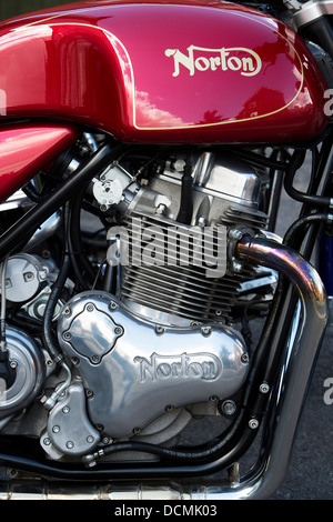 Norton Commando 961 Motorrad. Klassische britische Motorrad Stockfoto