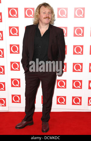 Leigh Francis statt aka Keith Zitrone The Q Awards 2011 im Grosvenor House Hotel - Ankunft London, England - 24.10.11 Stockfoto