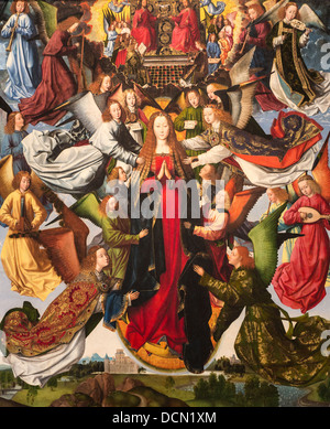 15. Jahrhundert - Maria, Königin des Himmels, um 1490, meistern, von der Legende von St. Lucy Philippe Sauvan-Magnet / aktive Museum Stockfoto