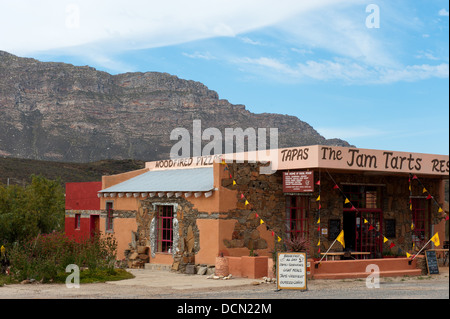 Die Marmelade Kuchen Restaurant, Barrydale, Route 62, Western Cape, Südafrika Stockfoto