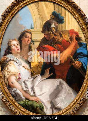 18. Jahrhundert - Szene aus der alten Geschichte, 1750 - Giovanni Battista Tiepolo Philippe Sauvan-Magnet / aktive Museum Stockfoto