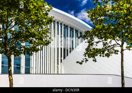 Bestandteil der modernen Konzertsaal der Philharmonie in Luxemburg-Stadt. Stockfoto