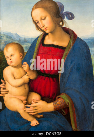 16. Jahrhundert - Madonna mit Kind, 1500 - Pietro Perugino Philippe Sauvan-Magnet / aktive Museum Stockfoto