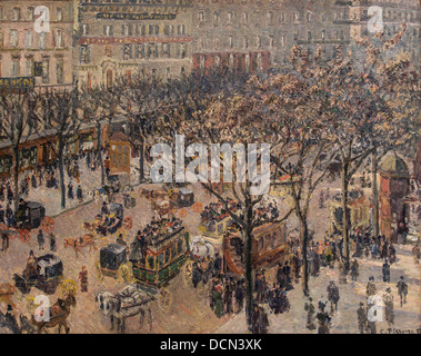 19. Jahrhundert - Boulevard des vergoß, Morgen, Sonnenlicht, 1897 - Camille Pissarro Philippe Sauvan-Magnet / aktive Museum Stockfoto