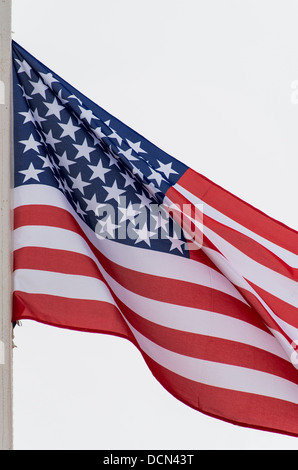 Amerikanische Flagge mit tollen Farben Stockfoto