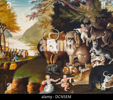19. Jahrhundert - Friedensreich - Edward Hicks (1834) Philippe Sauvan-Magnet / aktive Museum Stockfoto