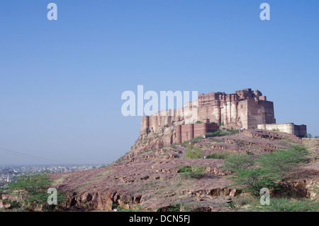 Meherangarh Fort - Jodhpur, Rajashtan, Indien Stockfoto