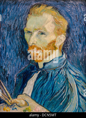 19. Jahrhundert - Selbstporträt - Vincent van Gogh (1889) Philippe Sauvan-Magnet / aktive Museum Stockfoto