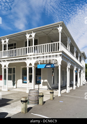 dh Kolonialgebäude Martinborough WAIRARAPA NEW ZEALAND ANZ bank Stockfoto