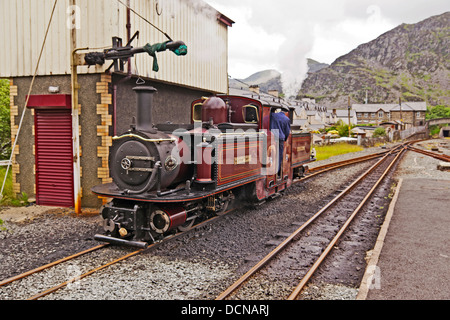 Dampfmaschine wieder Bahn Stockfoto