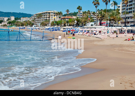 Cannes Beach, Côte d ' Azur, Frankreich. Stockfoto