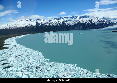 Luftaufnahme des inneren Lake George in der Nähe von Anchorage, Alaska Stockfoto