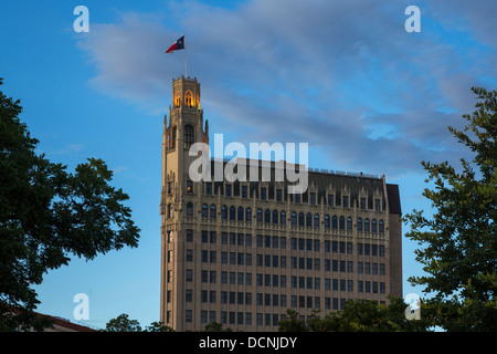 San Antonio, Texas - The Emily Morgan Hotel, ehemals den Medical Arts Building. Stockfoto