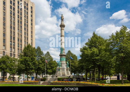 Bürgerkrieg-Denkmal, mit dem Titel Soldaten und Matrosen in Lafayette Square in der Stadt Buffalo New York Vereinigte Staaten Stockfoto