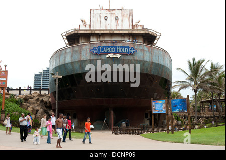 Cargo Hold Restaurant im uShaka Marine World, Durban, Südafrika Stockfoto