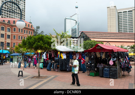 Markt am Workshop Einkaufszentrum, Durban, Südafrika Stockfoto