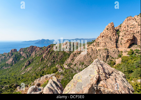 Calanques de Piana Corsica Stockfoto