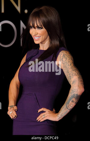 Jodie Marsh "Michael Jackson: The Life of ein Symbol" Filmpremiere bei Empire Leicester Square - Ankünfte statt. London, England - 02.11.11 Stockfoto