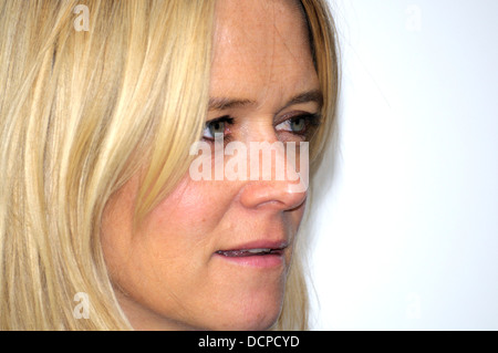 Edith Bowman - schottischen Radio DJ - bei der Gala Premiere Screening von "Jetzt jeden Tag", 20. August 2013, London. UK Stockfoto