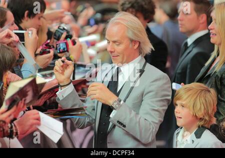 Berlin, Deutschland. 20. August 2013. Norwegische Regisseur Harald Zwart kümmert sich um die Premiere seines neuen Films "The Mortal Instruments: City of Bones im Sony Center in Berlin, Deutschland, am 20. August 2013. © Dpa picture-Alliance/Alamy Live News Stockfoto