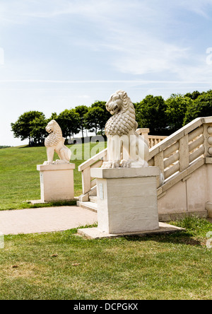 Der Friedenspagode, Milton Keynes Stockfoto