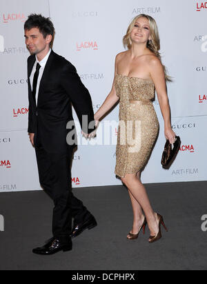 Matthew Bellamy und Kate Hudson LACMA Kunst und Film-Gala zu Ehren von Clint Eastwood und John Baldessari im LACMA Los Angeles, Kalifornien - 05.11.11 Stockfoto