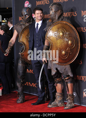 Kellan Lutz 'Unsterblichen 3D' Los Angeles premiere beim Nokia Theatre L.A. Live Los Angeles, Kalifornien - 07.11.11 Stockfoto