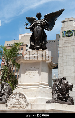 Kriegerdenkmal vor dem Rathaus, Durban, Südafrika Stockfoto