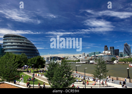 Die London Assembly Building, (Rathaus), South Bank, London City, England, Vereinigtes Königreich Stockfoto