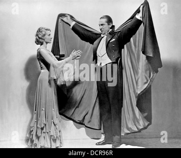 DRACULA 1931 Universal Pictures Film mit Bela Lugosi und Helen Chandler Stockfoto