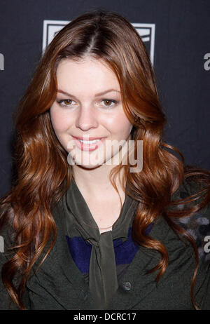 Amber Tamblyn After Party für Montblanc präsentiert die 10. jährliche Produktion von "The 24 Hour spielt On Broadway" bei BB Kings - Ankünfte geführt New York City, USA - 14.11.11 Stockfoto